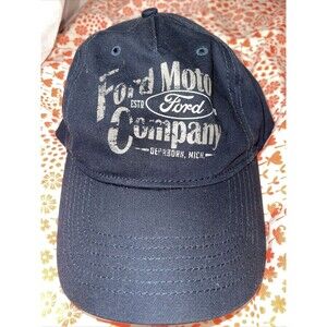 Ford Logo Baseball Unisex  Adjustable Blue Hat (licenced Ford) H3 Headwear Mm54m